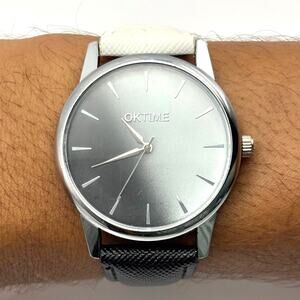 Black & White Dual Tone Men's Watch